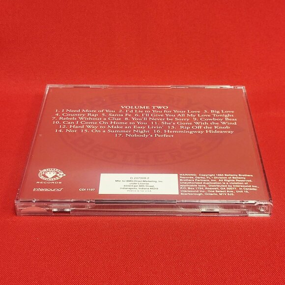 Bellamy Brothers Let Your Love Flow 20 Years of Hits Volume Two CD 1994 Signed - Picture 4 of 8